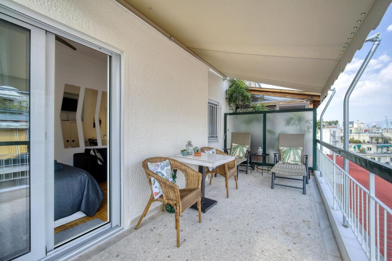 The Cactus Apartment With Large Sunny Balcony 아테네 외부 사진